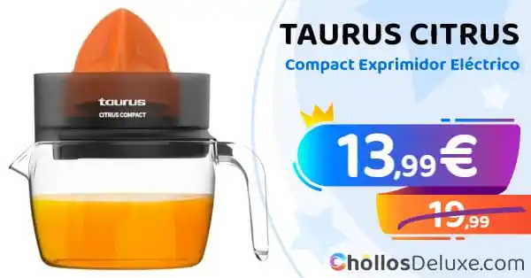 Image from Chollos Deluxe: TAURUS❗️💥 🔹 *Taurus Citrus Compact Exprimidor Eléctrico* ❗️💥 ▪️ ...
