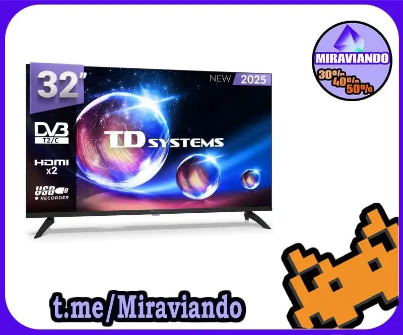Image from OfertasExpress tecnología : Televisor 32 Pulgadas HD, USB Grabador reproductor, Sintonizador digit...