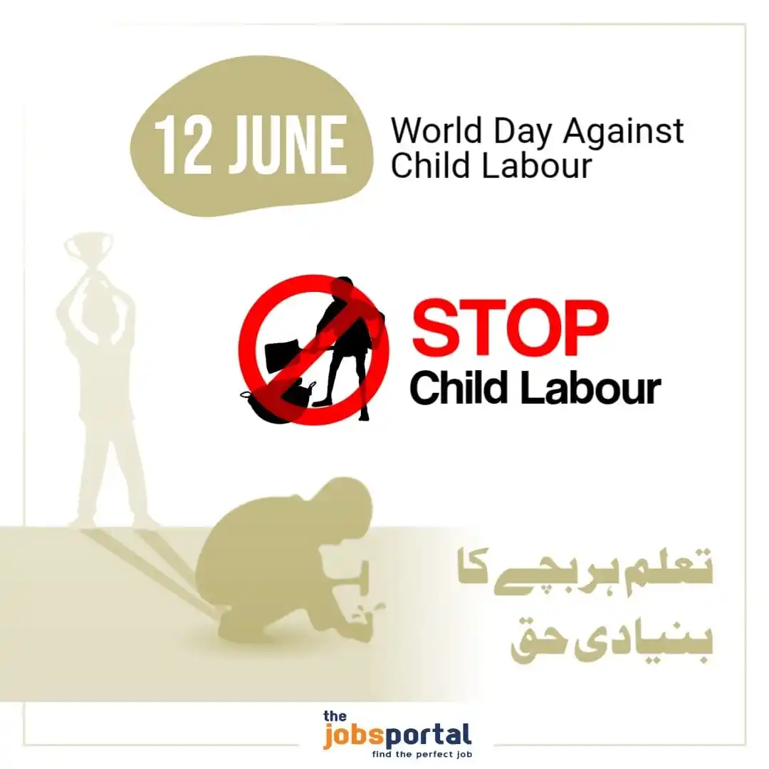 Image from The Jobs Portal: 📢 *The Jobs Portal Awareness Post* 📅 *12 June – World Day Against Ch...