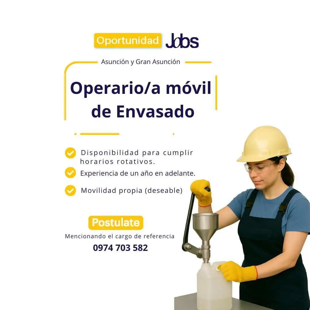 Image from Empleo Paraguay: 13.06.2025 Seguinos https://www.tiktok.com/@empleoparaguay?_t=ZM-8wGm...