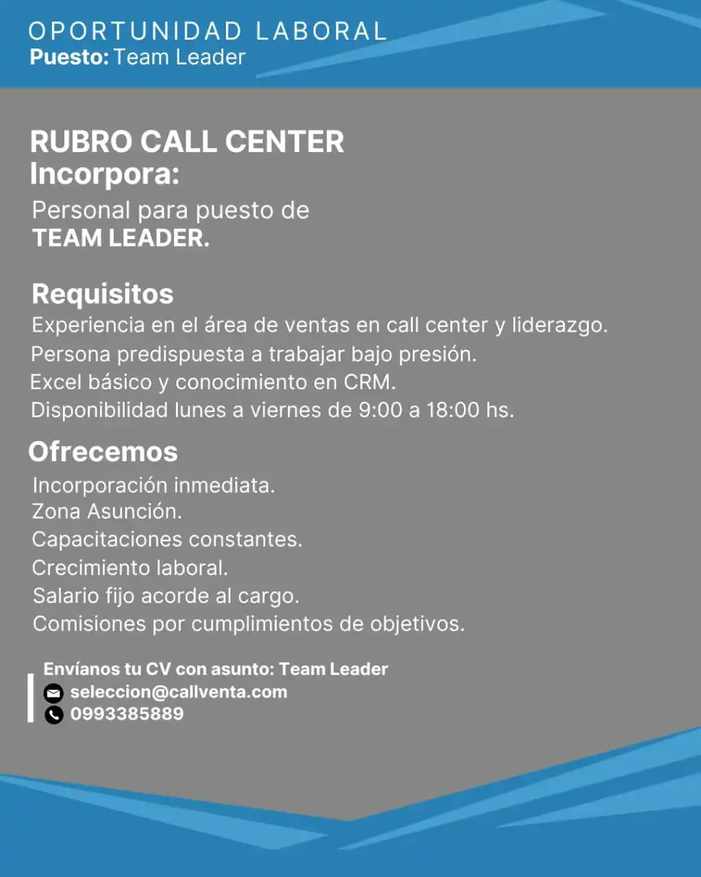 Image from Empleo Paraguay: 13.06.2025 Seguinos https://www.tiktok.com/@empleoparaguay?_t=ZM-8wGm...