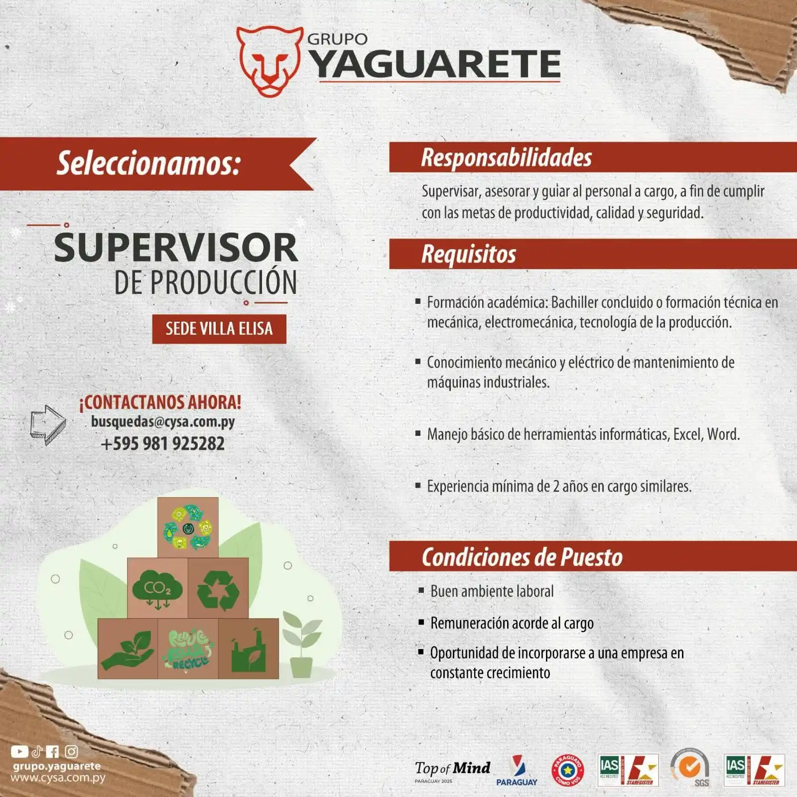 Image from Empleo Paraguay: 13.06.2025 Seguinos https://www.tiktok.com/@empleoparaguay?_t=ZM-8wGm...