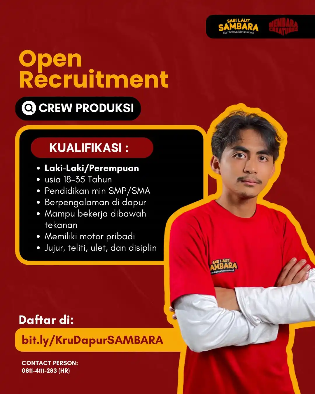 Image from Loker Makassar Terkini: Apakah kamu memiliki kriteria berikut? * Perempuan/Laki-laki * Usia...