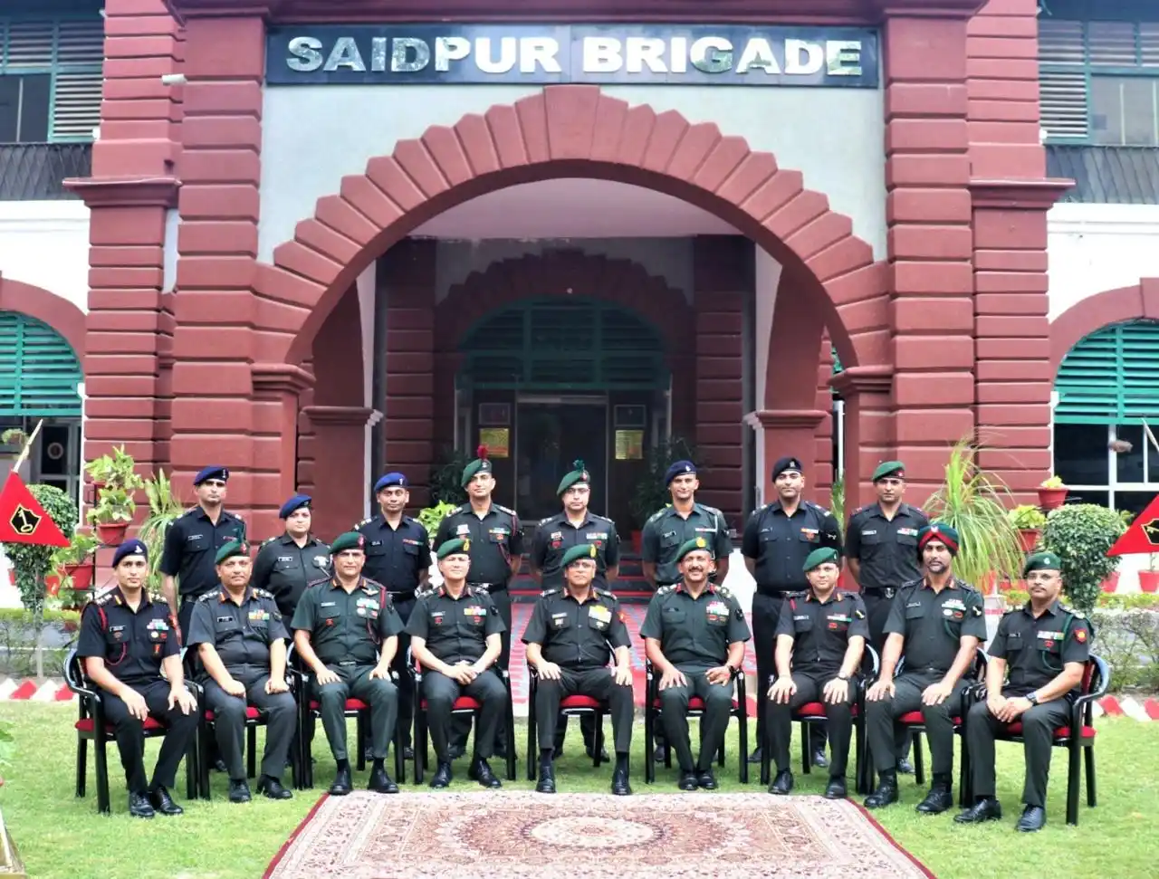 Image from Surya Command - Indian Army: Army Commander visits Saidpur Brigade Lt Gen Anindya Sengupta, GOC-i...