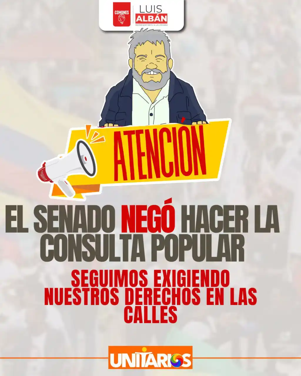 ¡Albán presente! post
