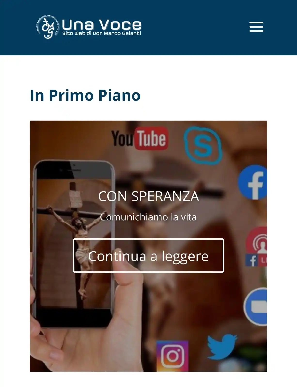 Image from Una Voce: Attraverso gli strumenti che abbiamo comunichiamo speranza con una fra...