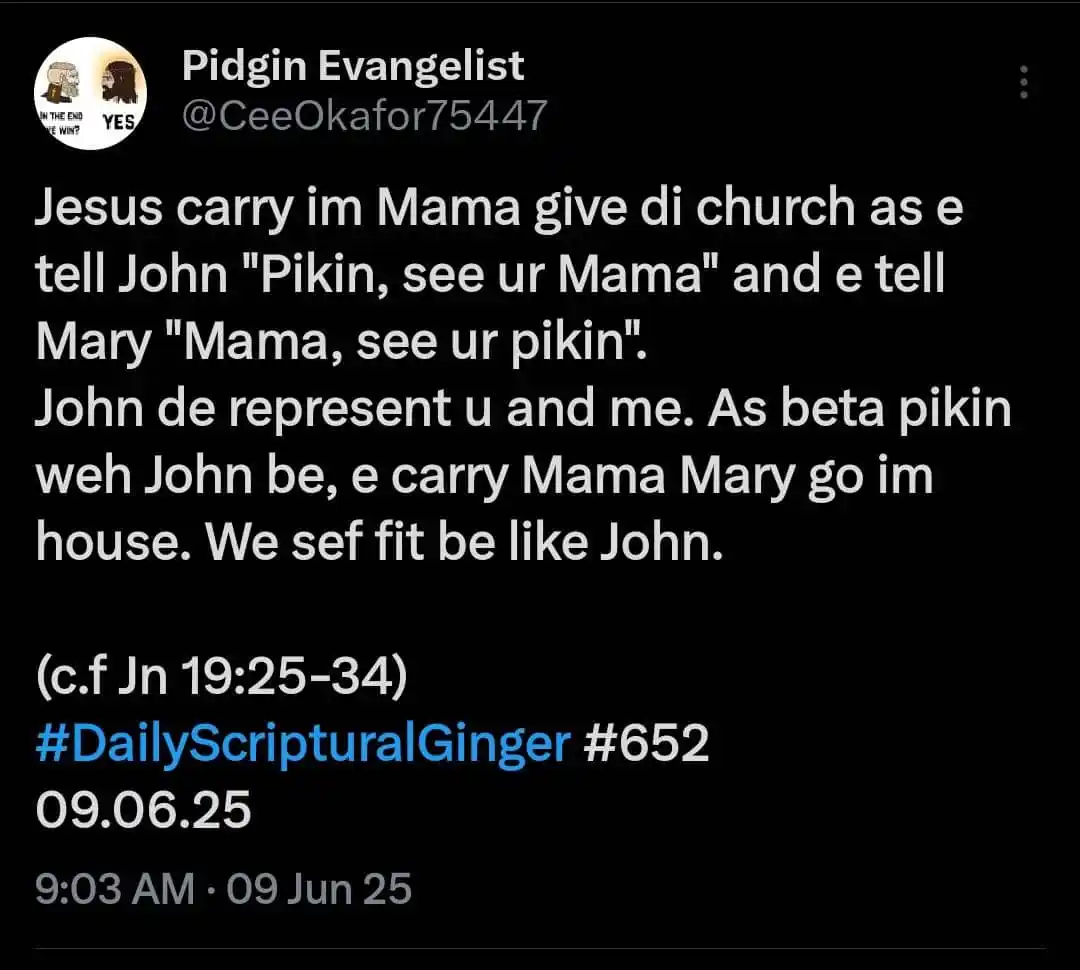 Daily Scriptural Ginger 🔥 post