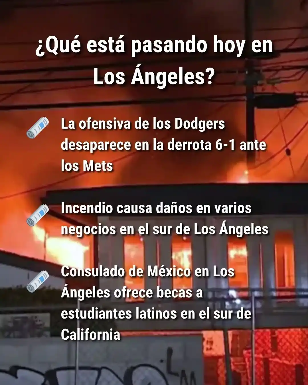 Image from Telemundo 52: ¡Buenos días! ☀️  Esto es lo que está pasando hoy en su comunidad.   P...