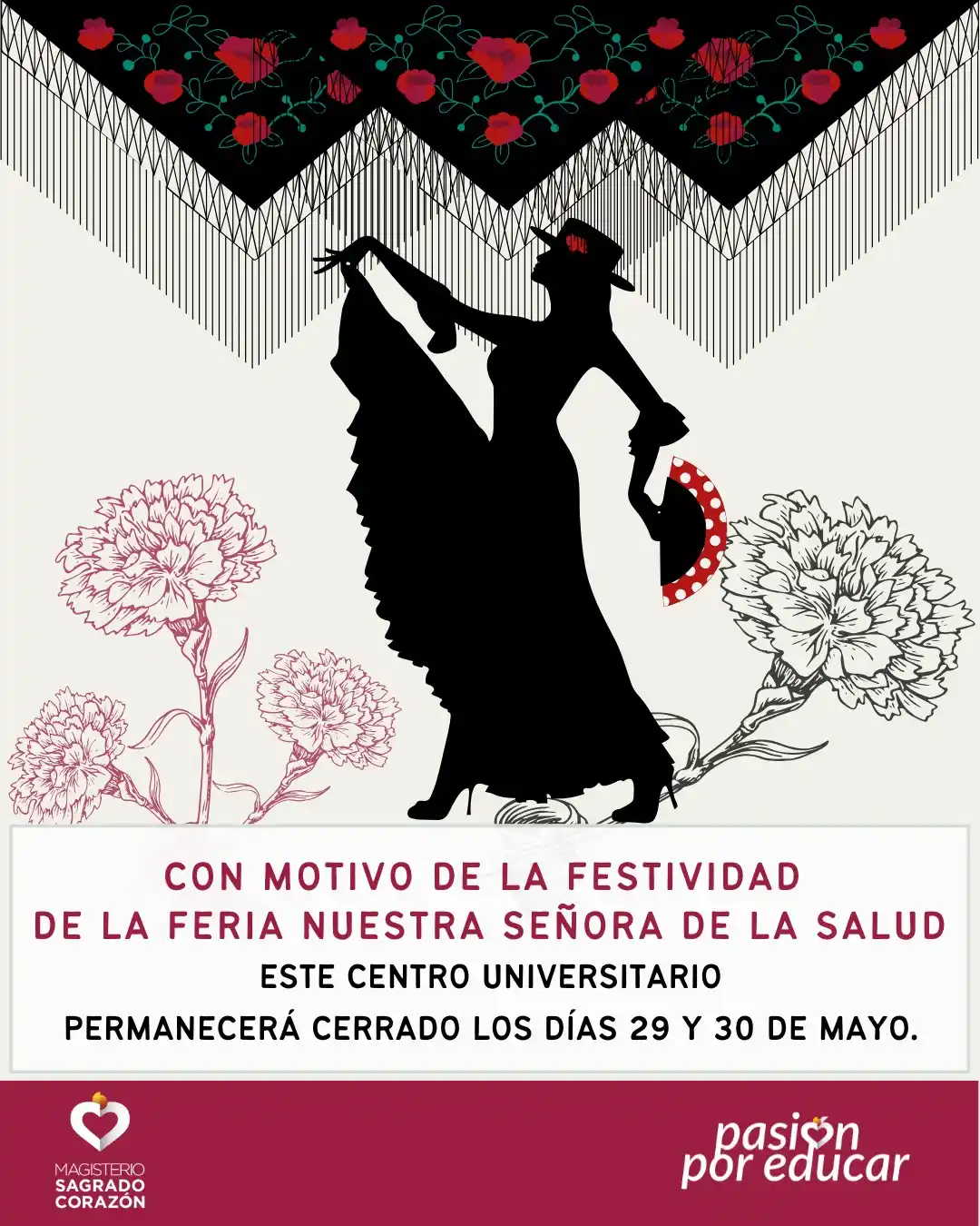 Image from Centro de Magisterio Sagrado Corazón: Con motivo de la celebración de la Feria de Nuestra Señora de la Salud...