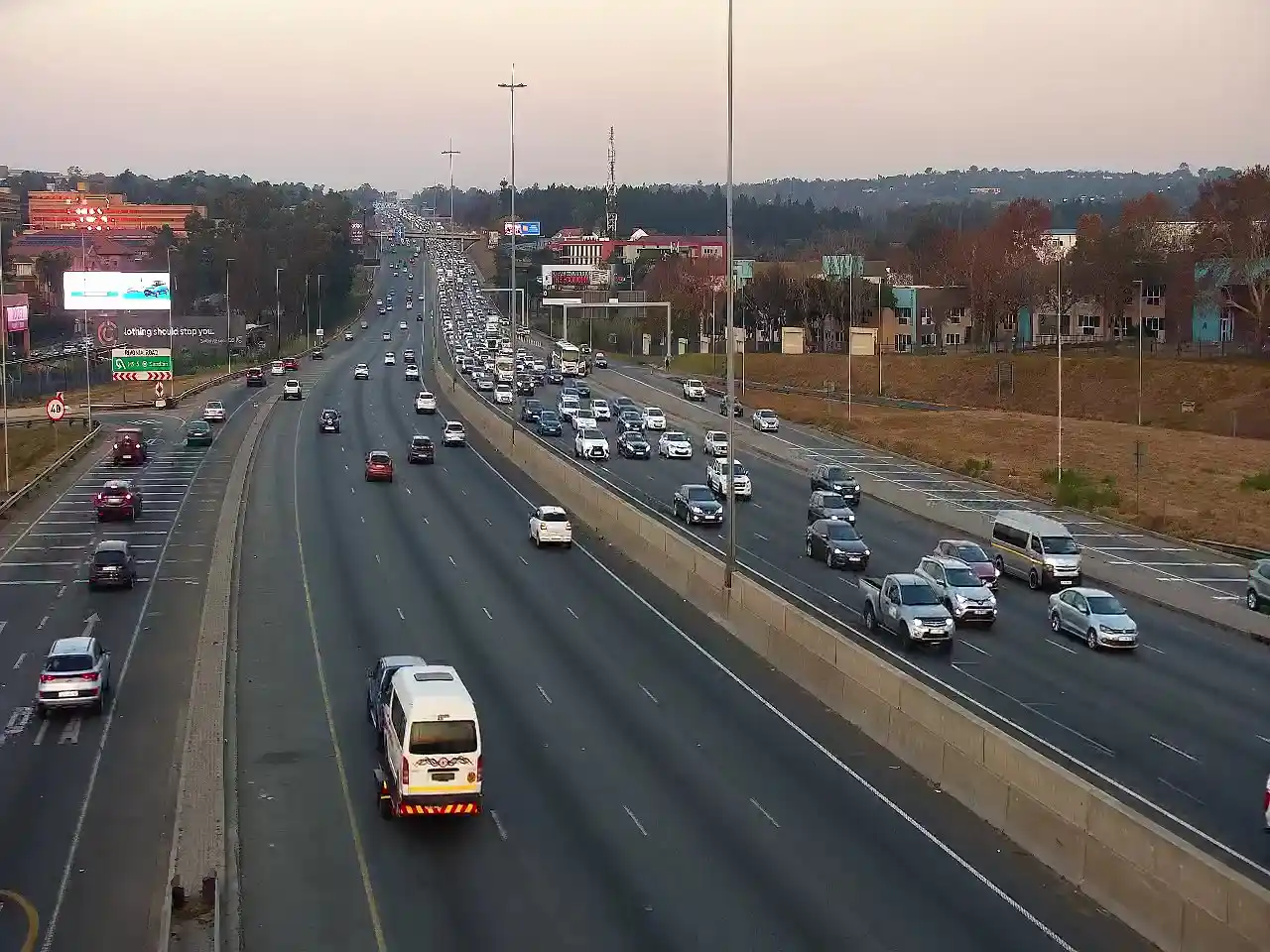 Image from LIVE TRAFFIC & Road incidents Channel: ❗Congestion on N1 Southbound at Rivonia Rd is now clear, Free flowing ...