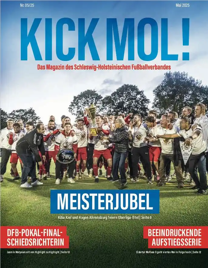 Image from SHFV - Schleswig-Holsteinischer Fußballverband: ⚽️🗞️ *Die neue KICK MOL! ist da!*  Wo!? Jetzt auch in Deinem Vereinsh...