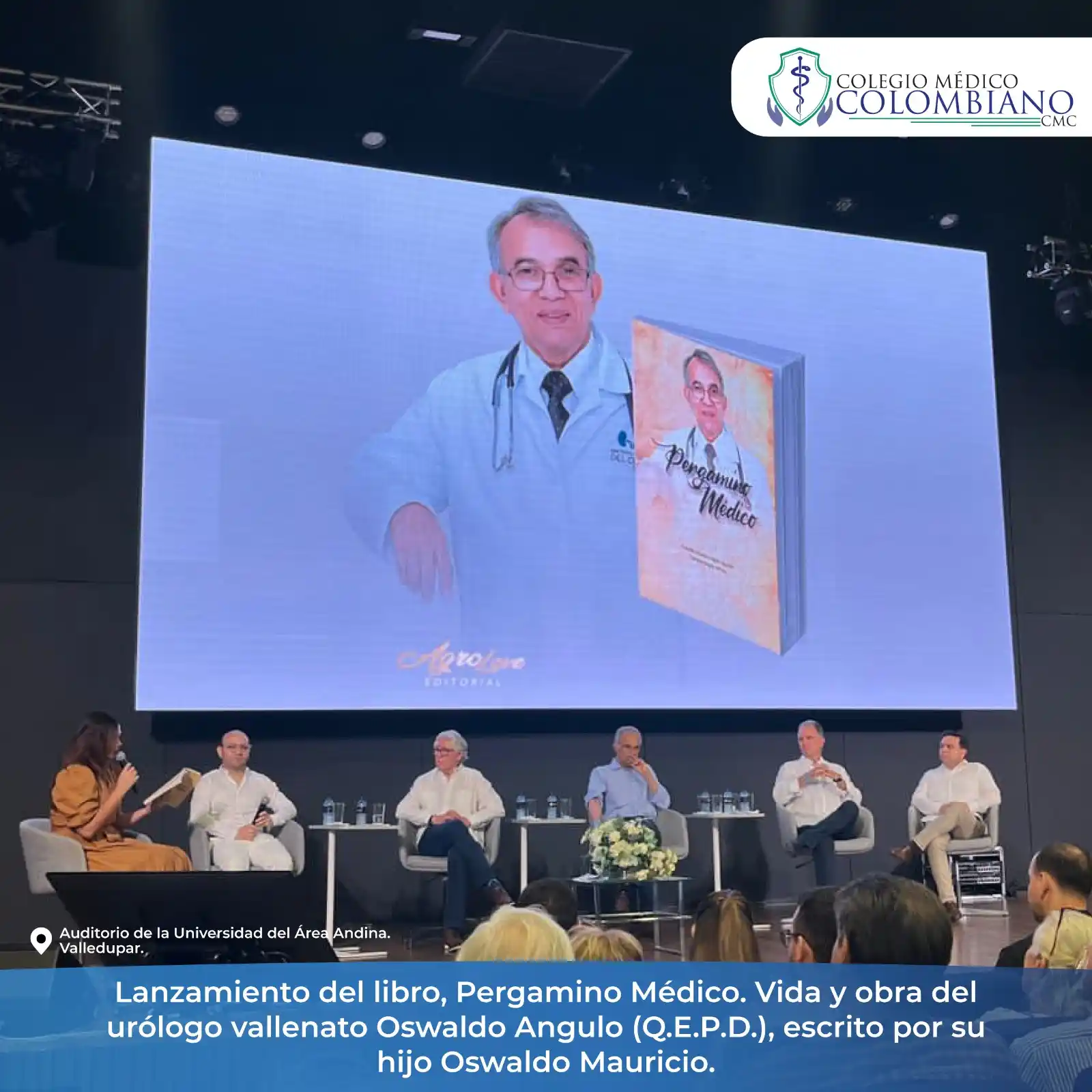 Image from Colegio Médico Colombiano: El lunes 09 de junio, el Presidente del Colegio Médico Colombiano, Ste...