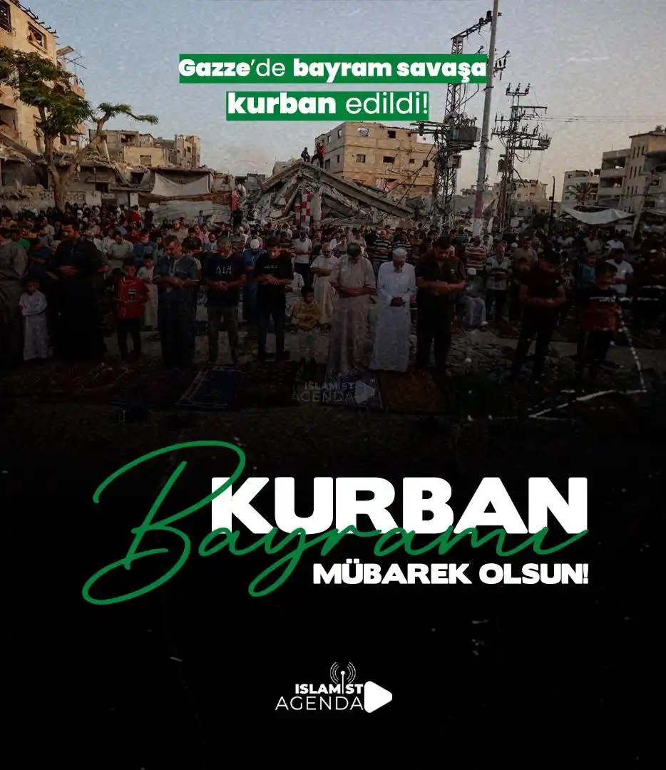 Image from Islamist Agenda: 🟢 Gazze’de bayram; soykırım savaşına, açlığa ve yalnız bırakılmışlığa...
