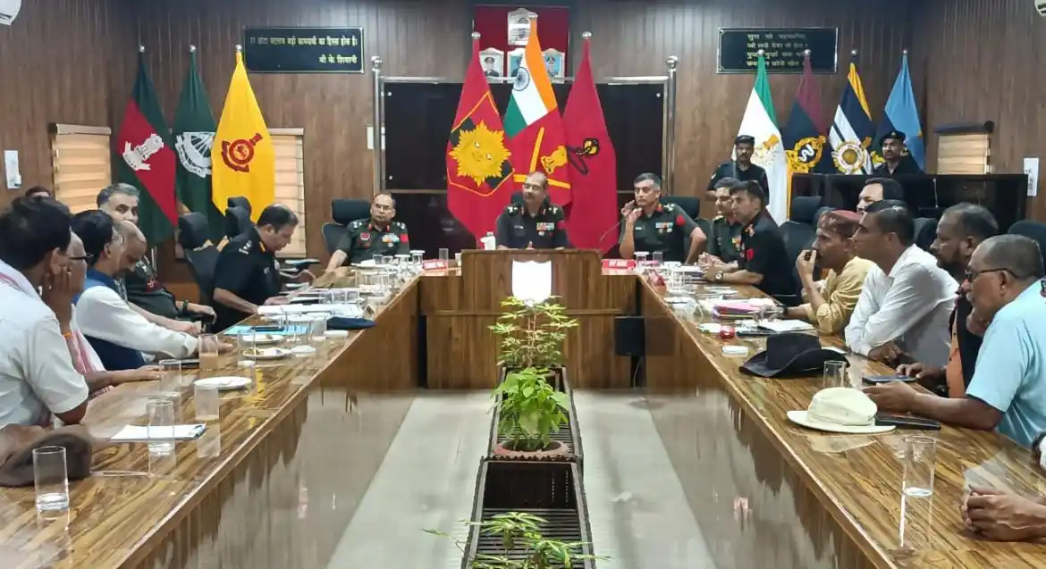 Image from Surya Command - Indian Army: GOC JHARKHAND AND BIHAR SUB AREA CHAIRS ECHS CONCLAVE Maj Gen Vikas ...