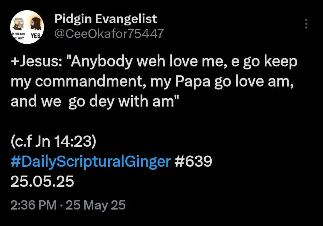 Daily Scriptural Ginger 🔥 post