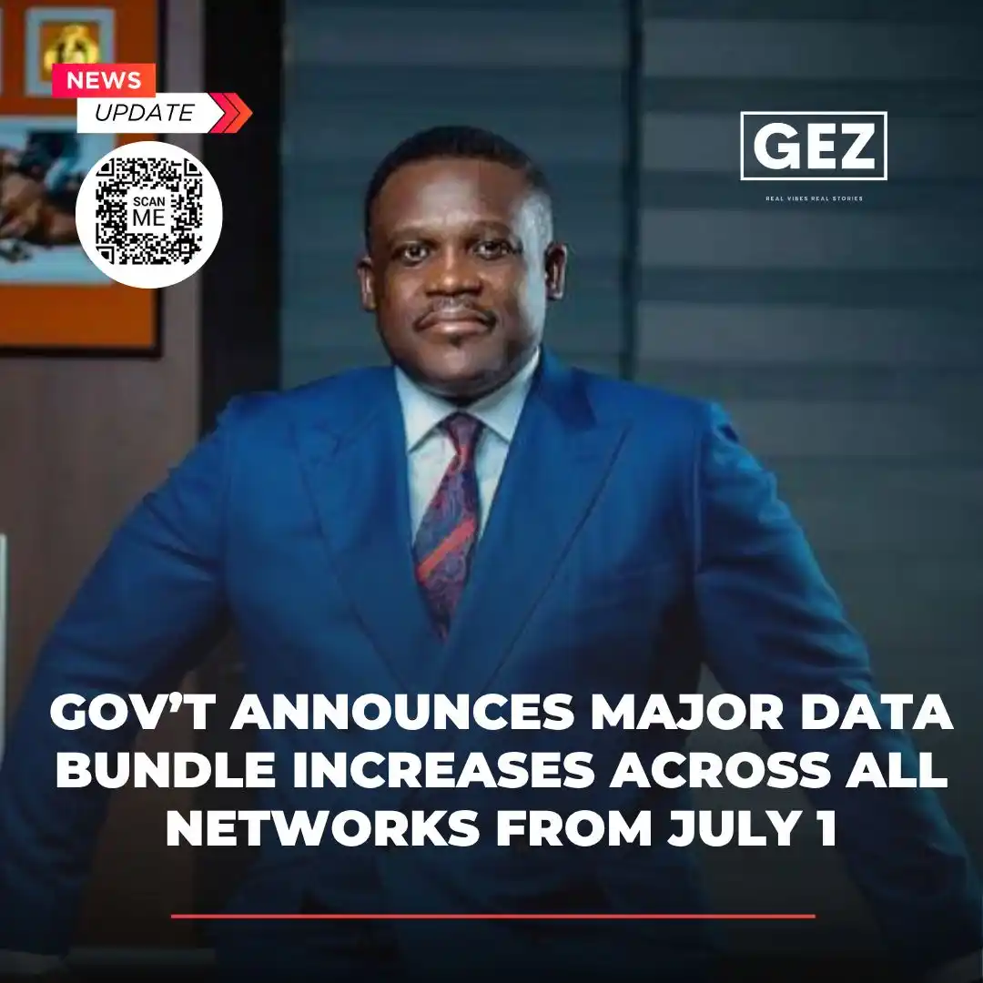 Image from Gezghana.com : 🚨 Heads Up: Communications Minister Sam George has confirmed that dat...