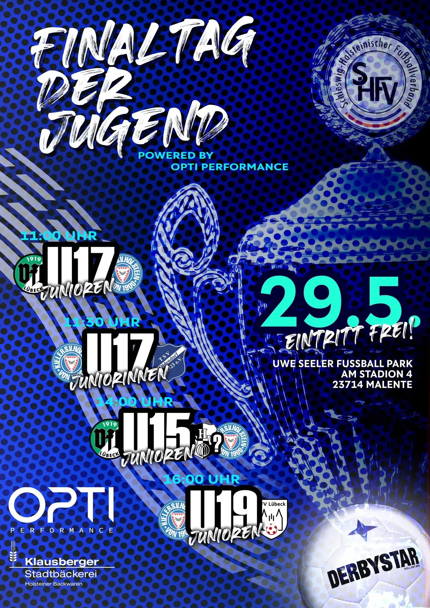Image from SHFV - Schleswig-Holsteinischer Fußballverband: *Heute ist Finaltag der Jugend!* 🔥⚽️ Ab 11 Uhr geht’s in Malente im ...