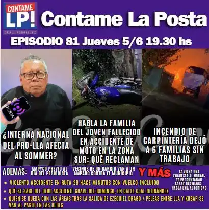 Image from La Posta Noticias (General Rodríguez): HOY ES NOCHE DE CONTAME LA POSTA!!! Miralo en vivo acá 👉🏻https://www...