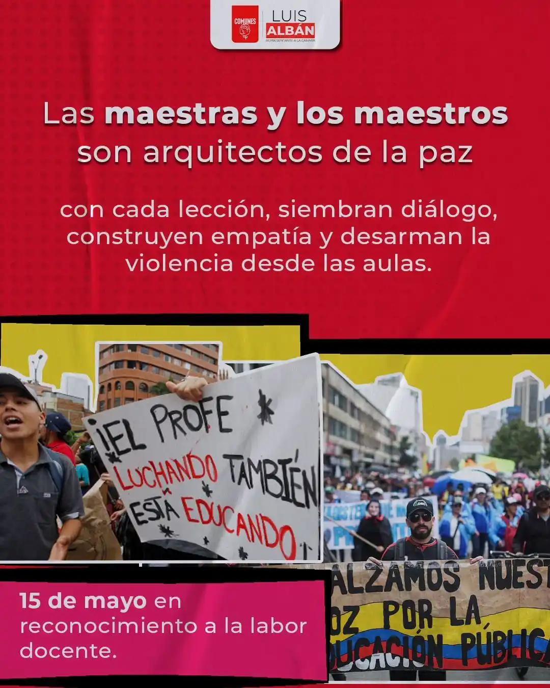 ¡Albán presente! post