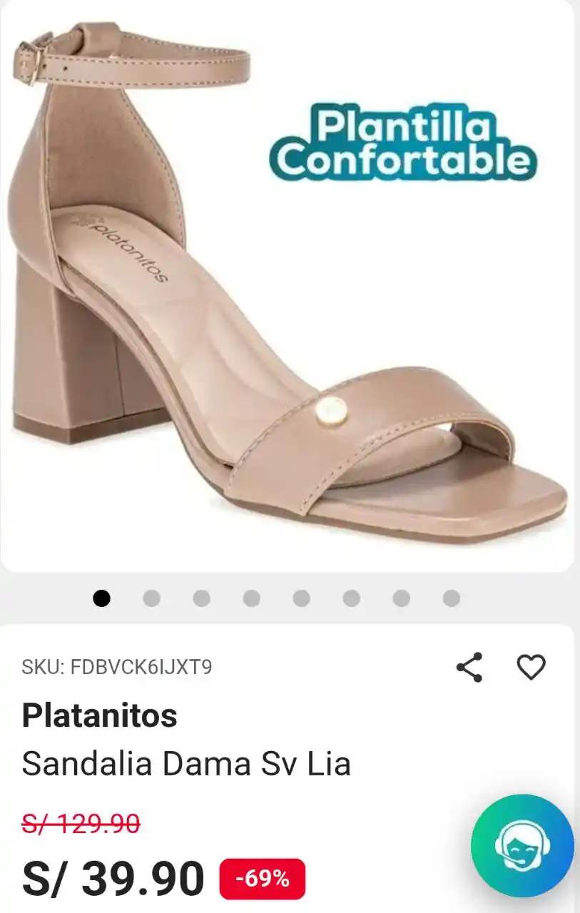 Image from Ofertas Diarias: https://platanitos.com/pe/producto/platanitos-sandalia-dama-sv-lia-pie...
