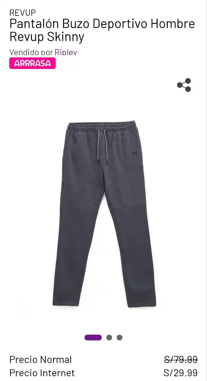 Image from Ofertas Diarias: https://simple.ripley.com.pe/pantalon-buzo-deportivo-hombre-revup-skin...