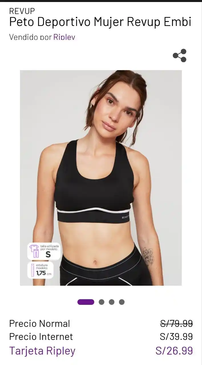 Image from Ofertas Diarias: https://simple.ripley.com.pe/peto-deportivo-mujer-revup-embi-202034714...