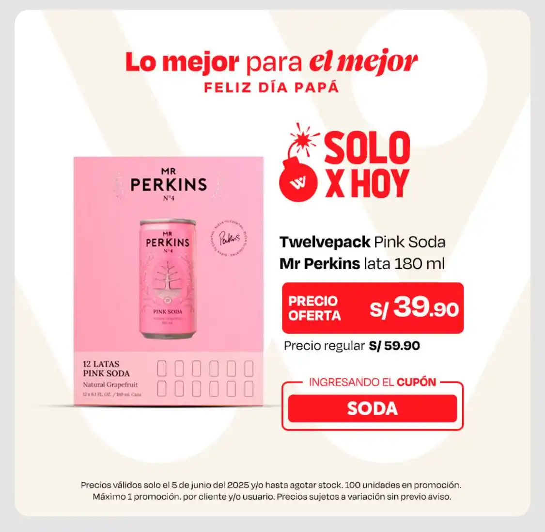 Image from Ofertas Diarias: https://www.wong.pe/twelvepack-pink-soda-mr-perkins-lata180ml-10146540...