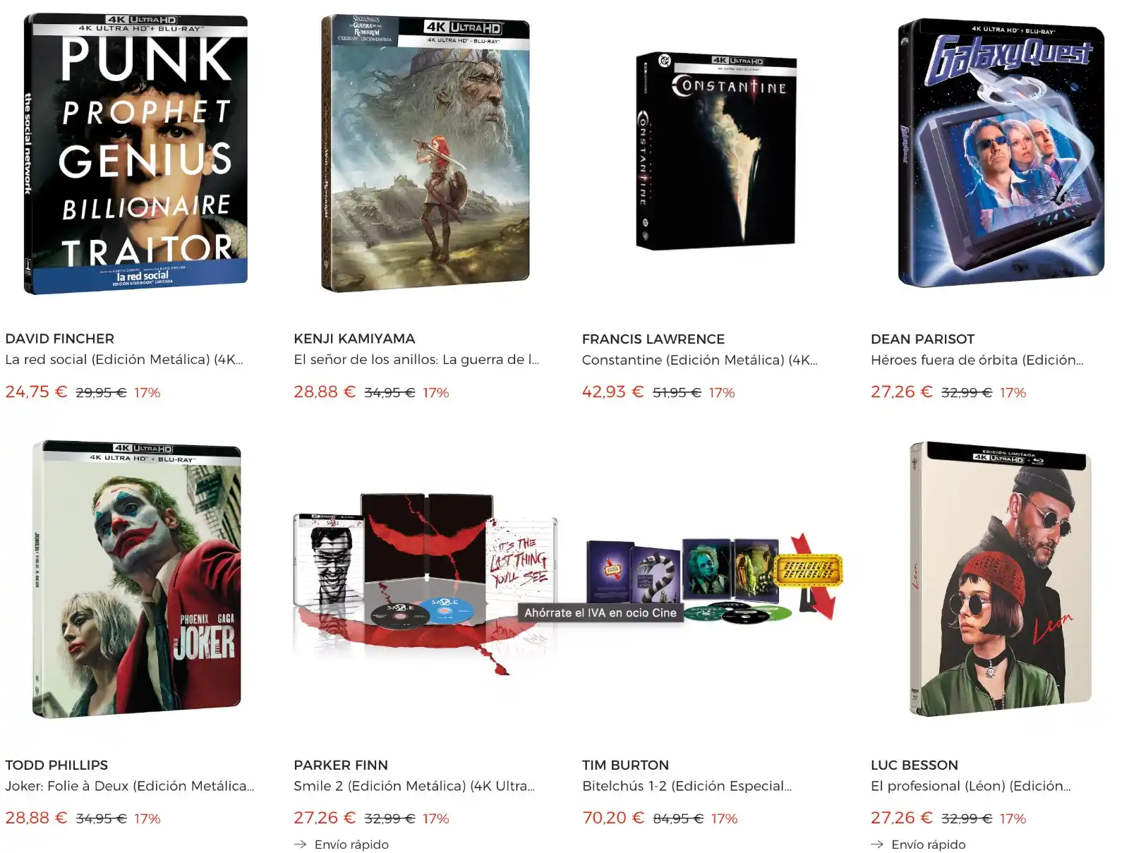 Image from mubis - Ofertas en Cine: 🟢 Los Steelbook de Ahórrate el IVA en elcorteingles 🟢 ➡️ https://t...