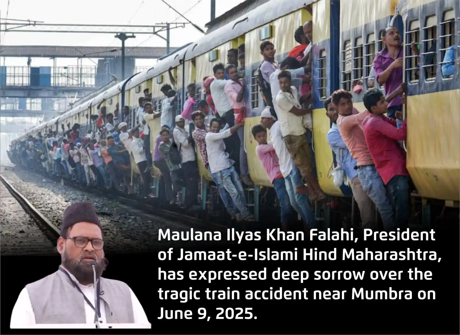 Image from JIH Maharashtra Official: 🟡 *Maulana Ilyas Khan Falahi, President of Jamaat-e-Islami Hind Mahar...