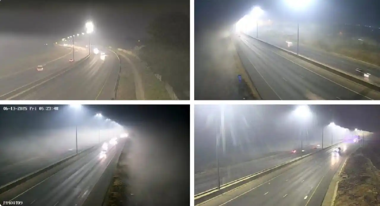 Image from LIVE TRAFFIC & Road incidents Channel: 🌫️Misty Conditions🌫️ Weather condition (fog/mist) N12 Bi-directio...