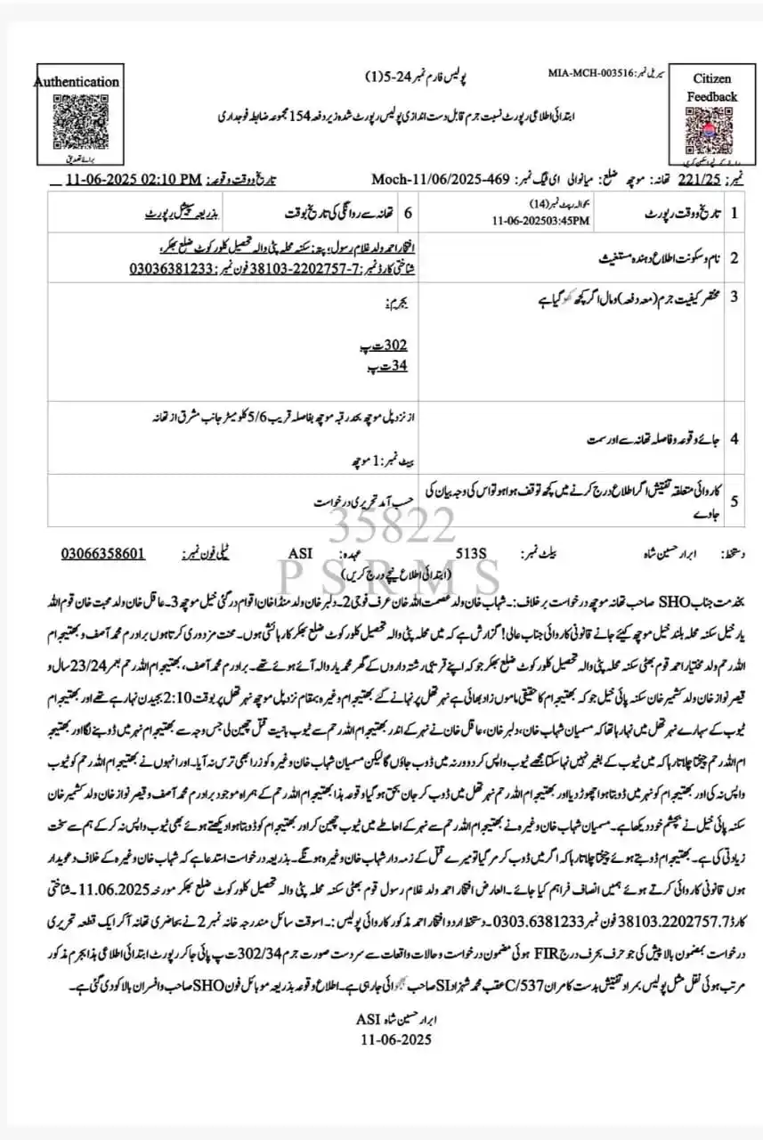 Image from Voice Of Mianwali - آواز میانوالی نیوز: موچھ کل نہر میں ڈوبنے والے نوجوان اللّه رحم ولد مختار احمد قوم بھٹی سک...