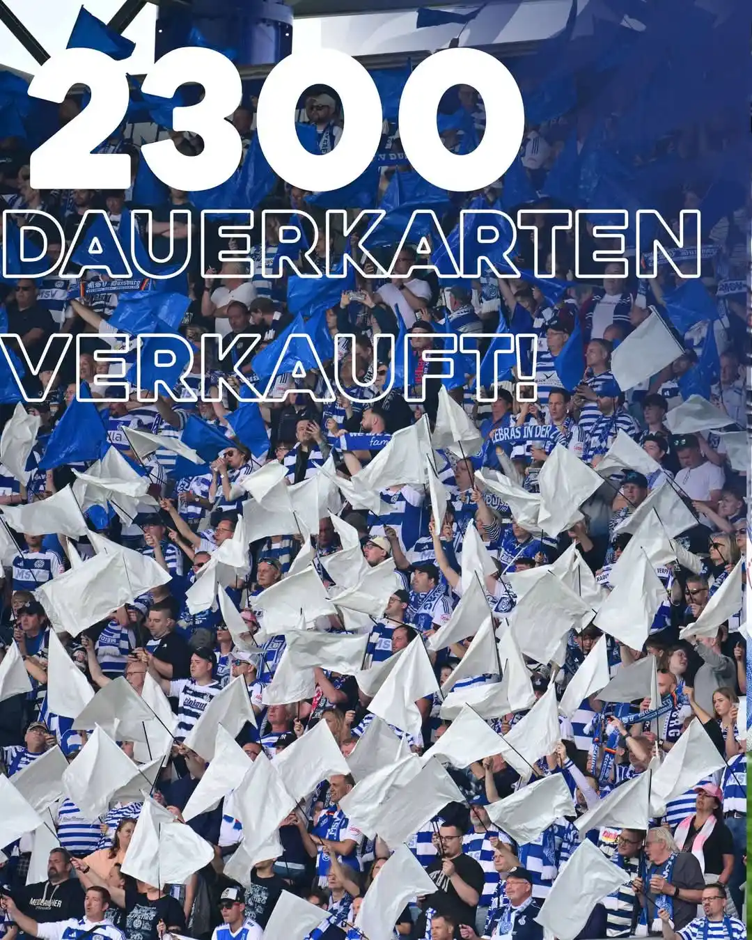 Image from MSV Duisburg: Nach drei Tagen haben wir jetzt schon mehr Dauerkarten verkauft, als l...