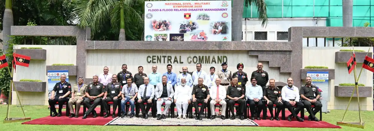 Image from Surya Command - Indian Army: National Flood Relief Symposium : 10 Jun 2025 : HQ Central Command Na...
