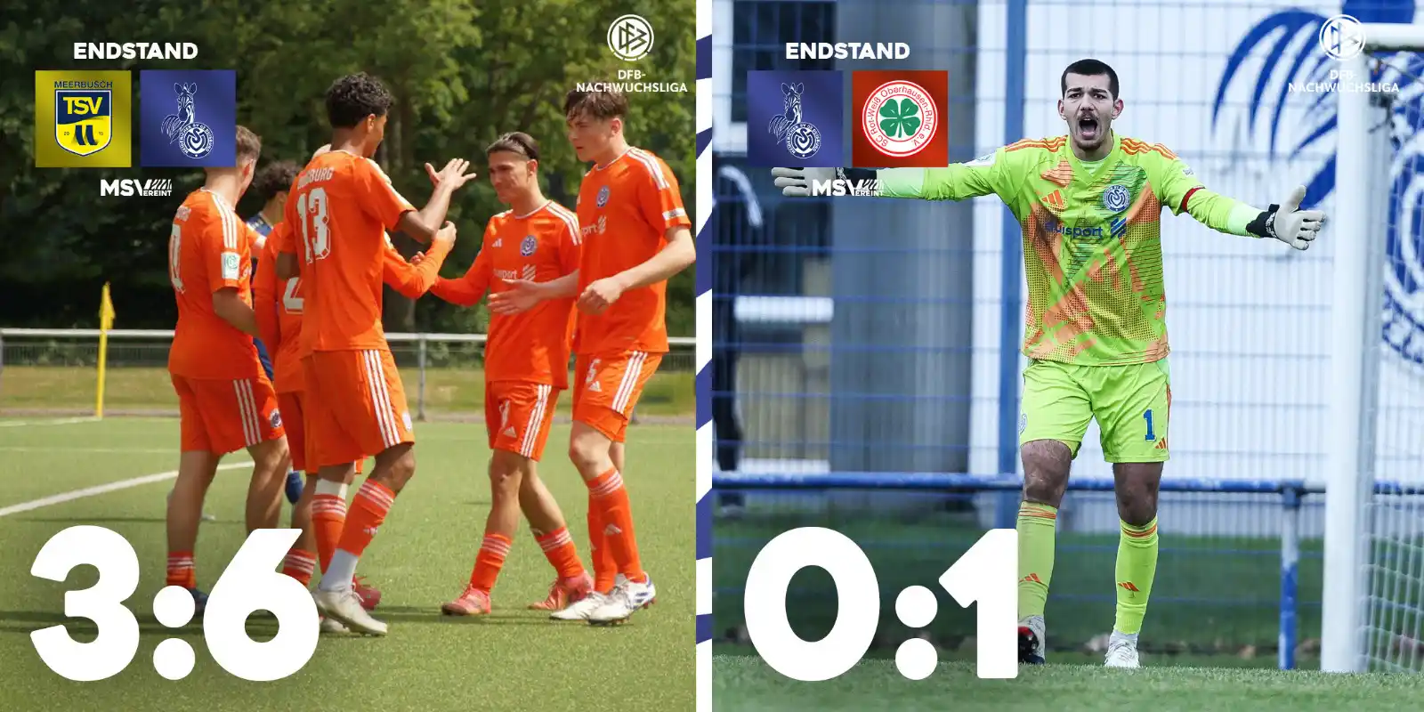 Image from MSV Duisburg: 🟦⬜🔢 Neues vom Nachwuchs: Unsere U17 liefert sich in der DFB-Nachwuch...