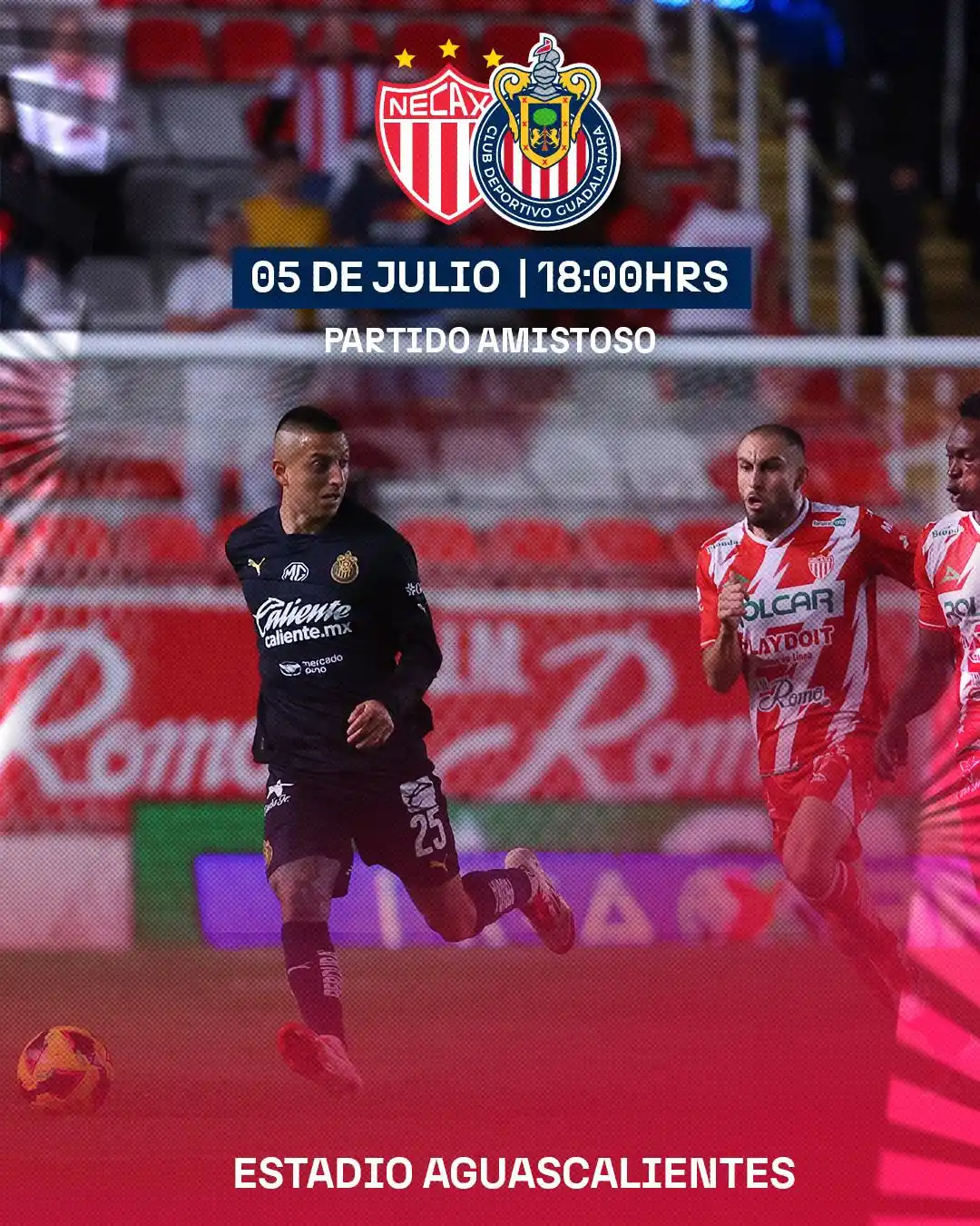 Image from PasionChiivas: 🫡 Nos vemos en Julio para apoyar al Rebaño en su partido amistoso 🆚 ...