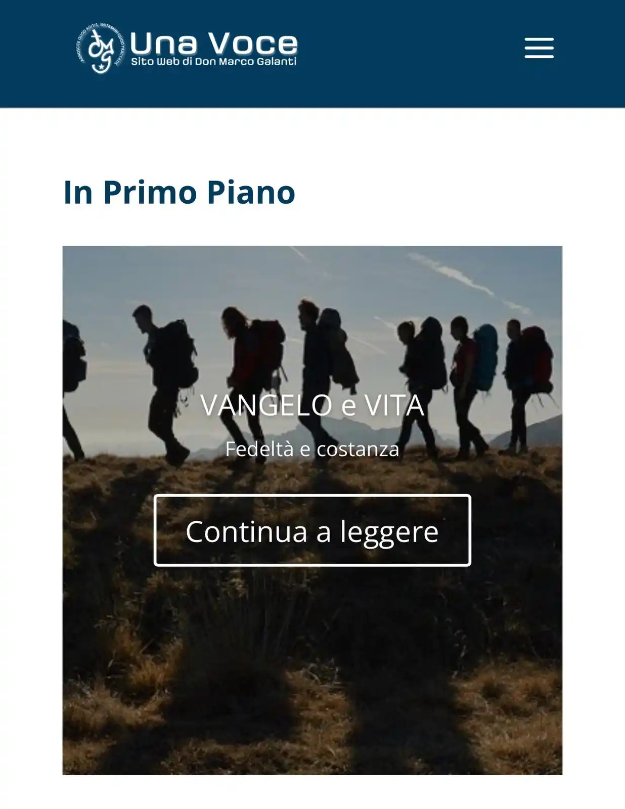 Image from Una Voce: poca fedeltà agli impegni una mancanza di serietà che poi è specchio d...