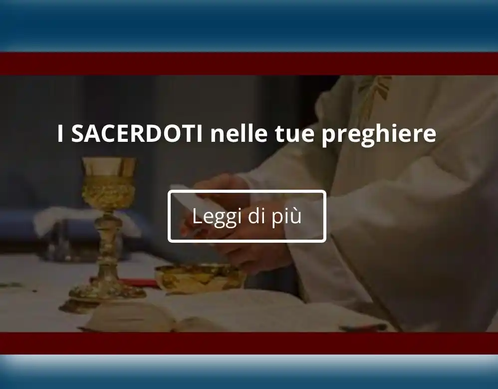 Image from Una Voce: Pregate per i sacerdoti scrivete il loro nome nel vostro libro delle p...
