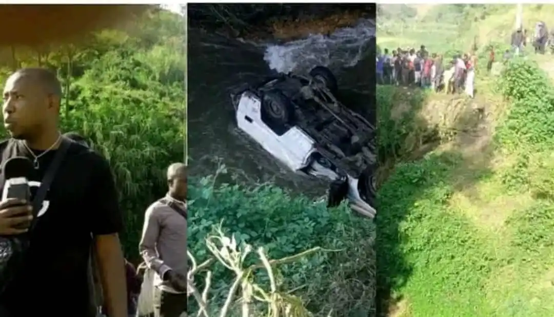 Image from WAZALENDO LA PATRIE OU LA MORT 2💪💪 OFFICIEL: *RDC🇨🇩||‼️ 🚨 Masisi/Sake – Accident : Un véhicule de marque Land Cr...