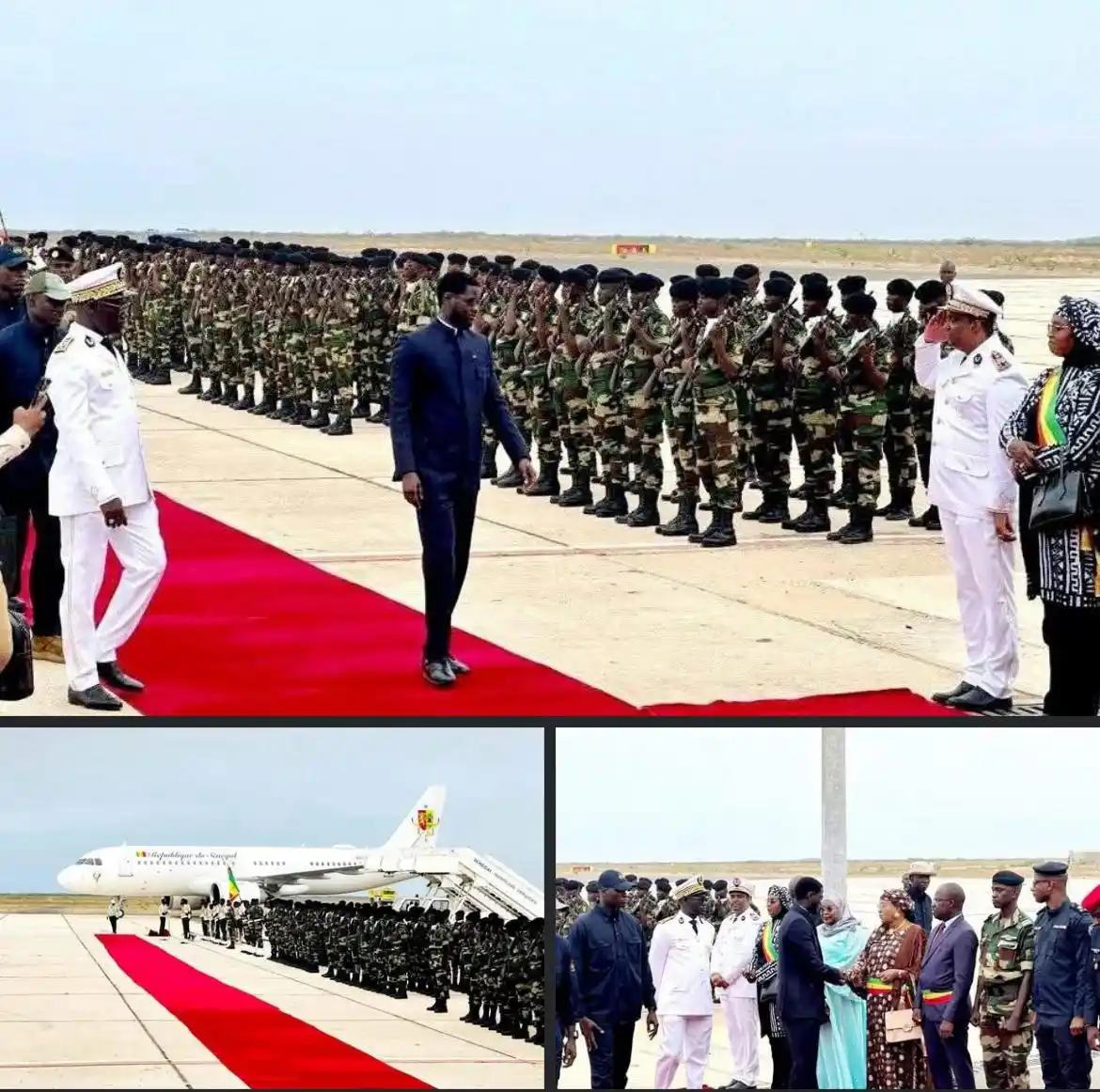 Image from PASTEF-Les Patriotes -/2050 🇸🇳: 🔴📸🇸🇳Le président de la République Bassirou Diomaye Faye est arrivé...