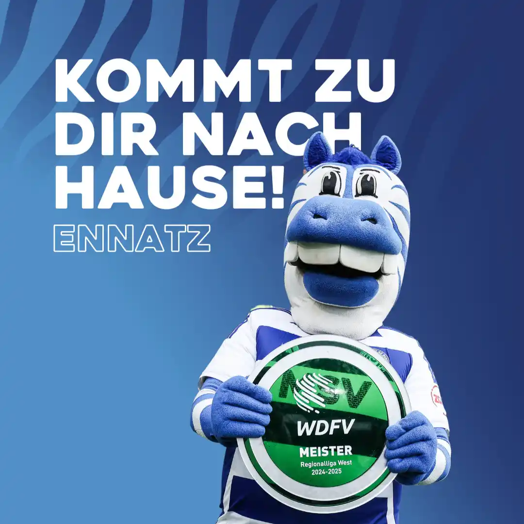 Image from MSV Duisburg: Sommerpause? ☀️⏸️ Nicht für Ennatz! ⚪🔵 Unser Maskottchen zieht voll ...