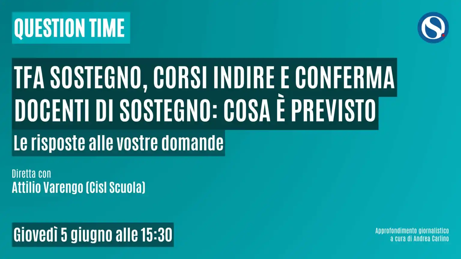Image from CISL Scuola: Tfa Sostegno, Corsi Indire e conferma docenti di sostegno: cosa è prev...