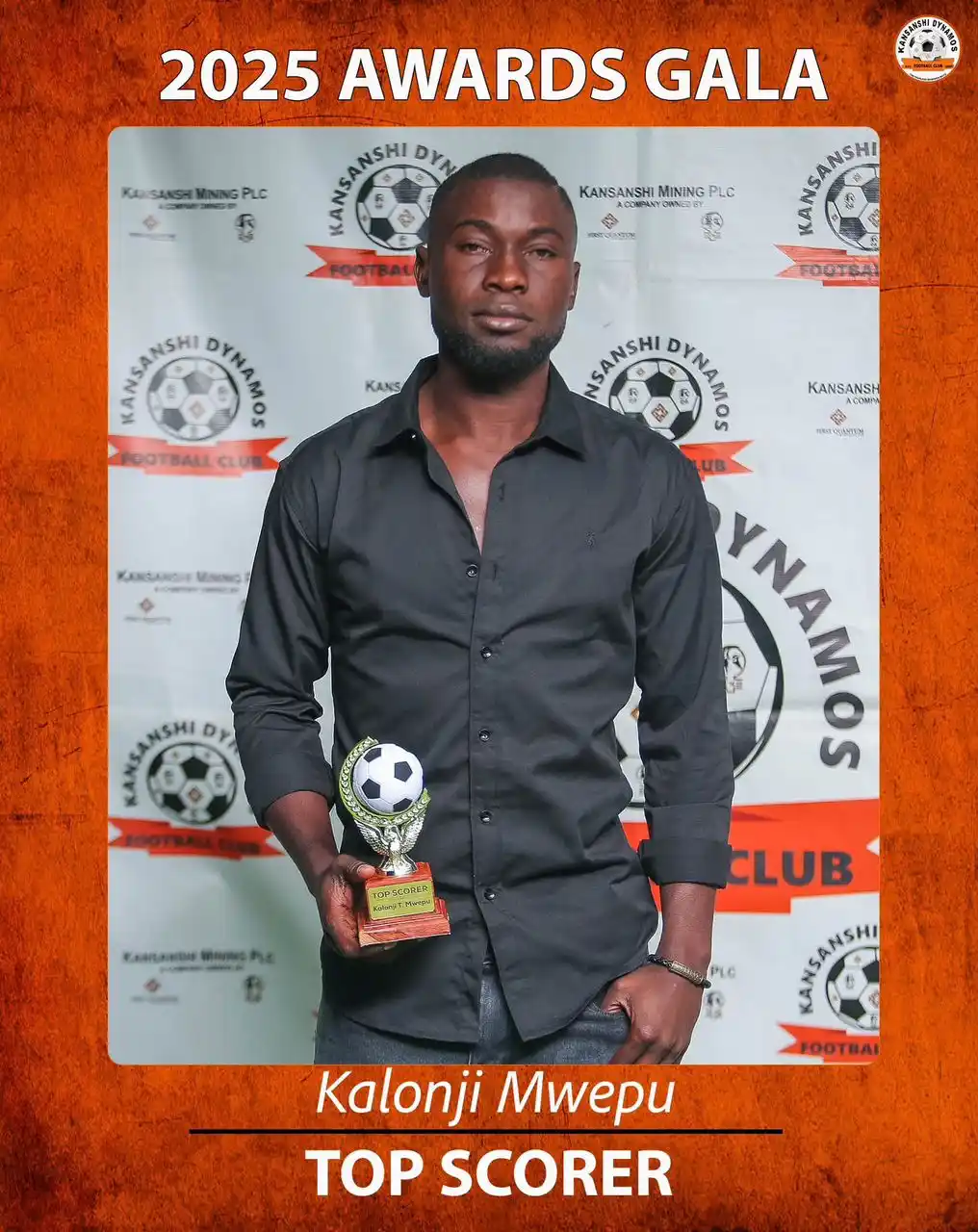 Image from Kansanshi Dynamos FC: ⚽️ Top Scorers – Dalitso Lungu & Kalonji T. Mwepu (9 Goals Each). Nin...