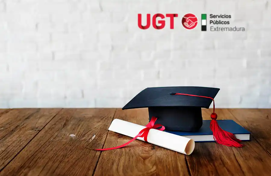 Image from UGT Enseñanza Pública Extremadura: 📢<a class="text-blue-500 hover:underline cursor-pointer" href="/hasht...