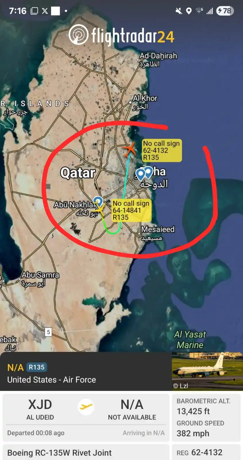 Image from USBB BREAKING NEWS EN ESPAÑOL: ⬆️🔴✒️ *ÚLTIMA HORA 🚨 🇺🇸* *Un par de de la USAF 🇺🇸 Rivet 135 ...