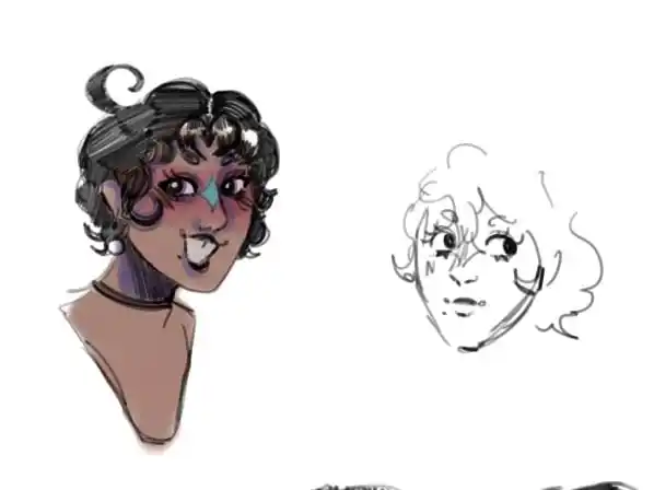 Image from 🔱Faulin_Rain drawing spot🔱: we even have the lesbian 🤭🤭🤭...