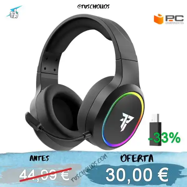Image from Tuschollos - Ofertas, Chollos Y Gangas Todos Los Días De Amazon, Miravia Y Aliexpress!!!: 🎧👌🏼 *A CHOLLO AURICULARES GAMING TEMPEST!!* <a class="text-blue-500...