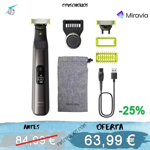 Image from Tuschollos - Ofertas, Chollos Y Gangas Todos Los Días De Amazon, Miravia Y Aliexpress!!!: *🧔🏽‍♂️A CHOLLO RECORTADORA DE BARBA PHILIPS!!* #,   🔊 () Philips On...