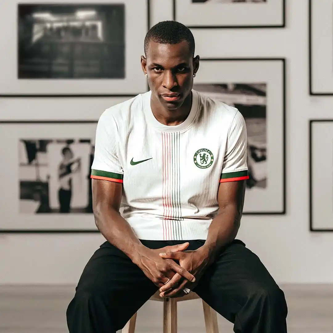 Image from Football News: A London Masterpiece. Unveiling your Nike Chelsea 25/26 Away Kit. G...