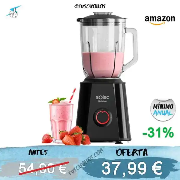 Image from Tuschollos - Ofertas, Chollos Y Gangas Todos Los Días De Amazon, Miravia Y Aliexpress!!!: *🍹A PRECIAZO BATIDORA DE VASO SOLAC* <a class="text-blue-500 hover:un...