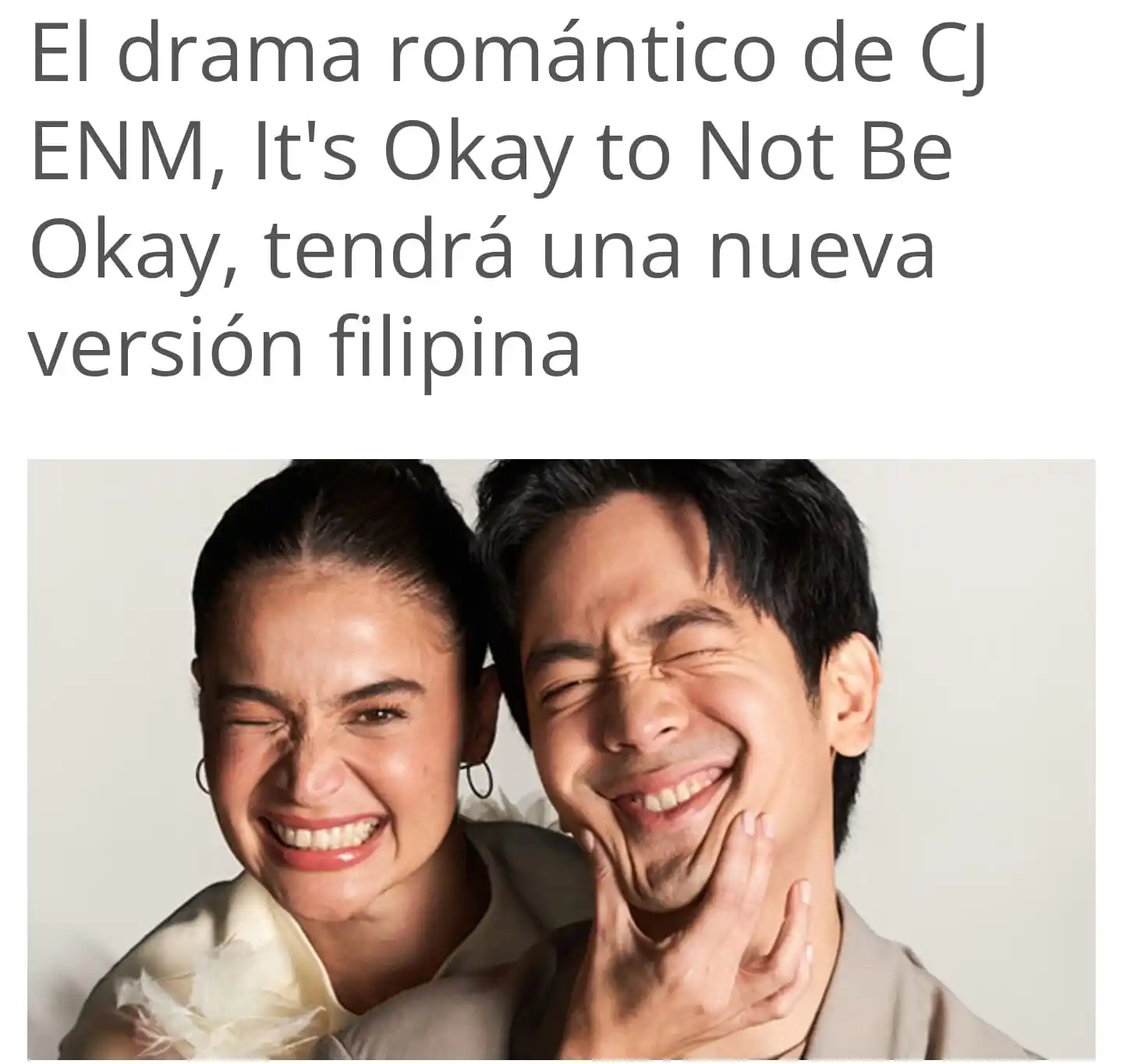 Image from Noticiero de Doramas: ABS-CBN Studios en Filipinas está adaptando la serie de drama romántic...
